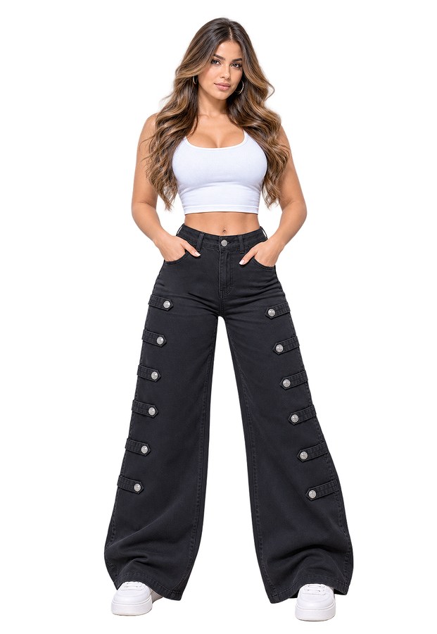 Jeans mujer wide leg