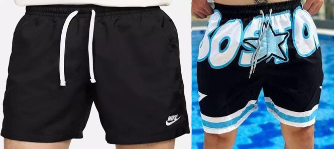 Short deportivo y playero, primera premium 45 kilos